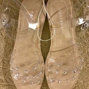 Size 7 Clear Jellies Sandals